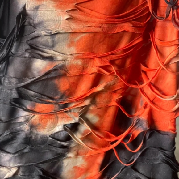 Distressed Kaftan by T. Dominick - Picture 2 of 2